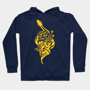 yellow snake Hoodie